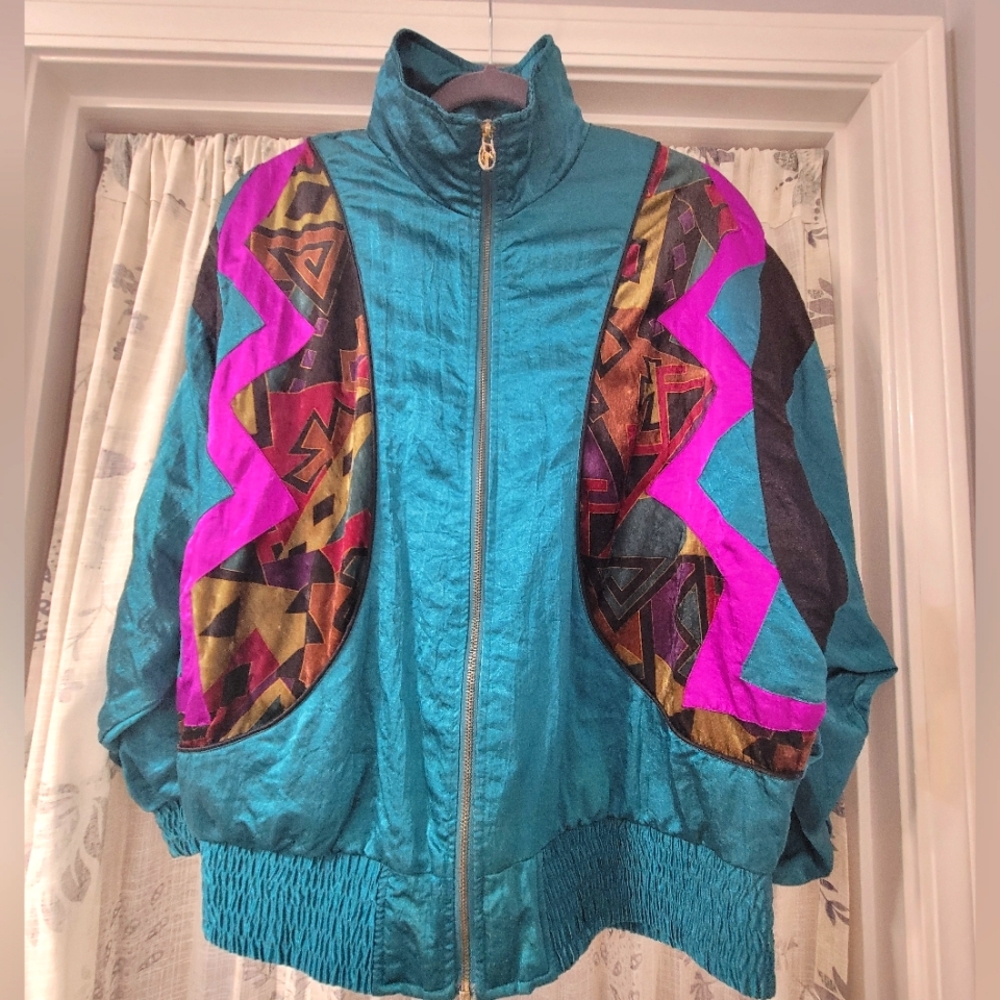 VINTAGE 80's Lavon windbreaker by Cheerful Corp